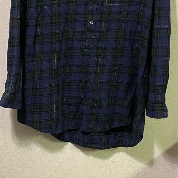 J.Crew Factory Top Women’s Size Med Long-sleeve Button Down‎ Whimsigoth - Picture 5 of 13